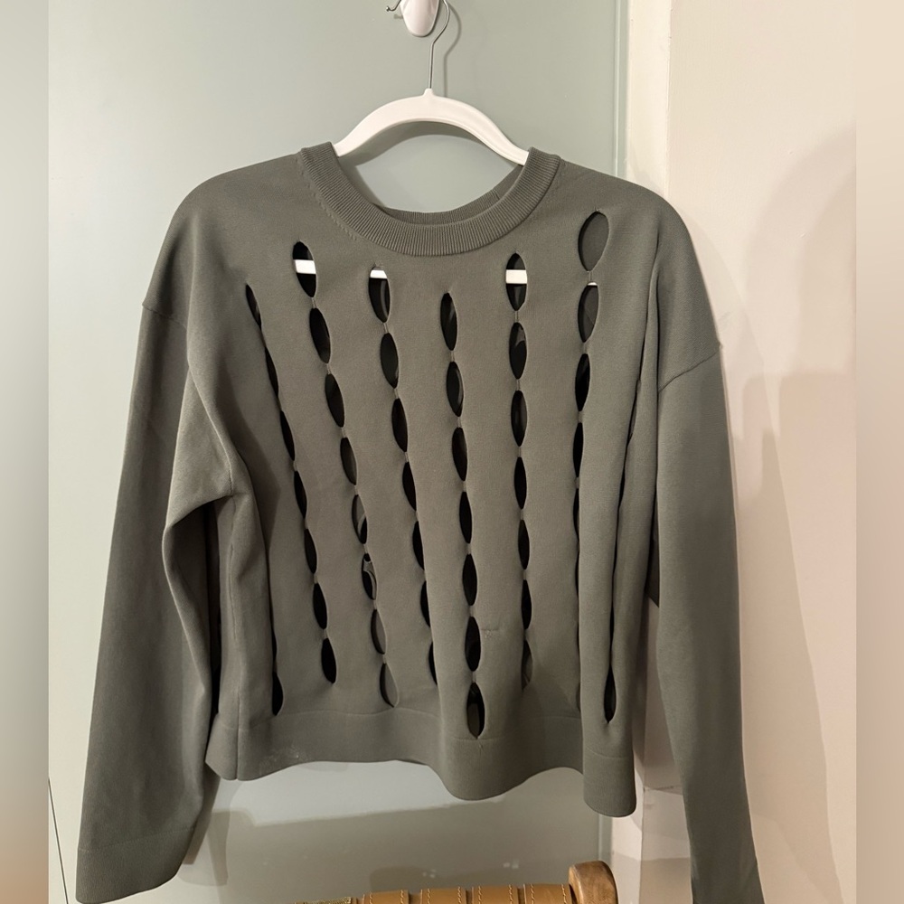 Lululemon Open Hole Mesh Knit Pullover